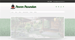Desktop Screenshot of pawonpasundan.com